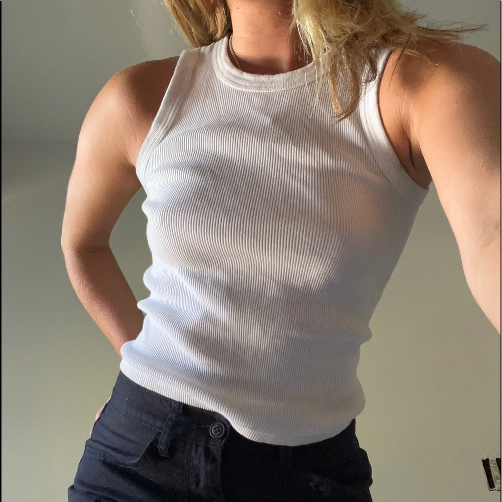 White brandy Melville tank top
